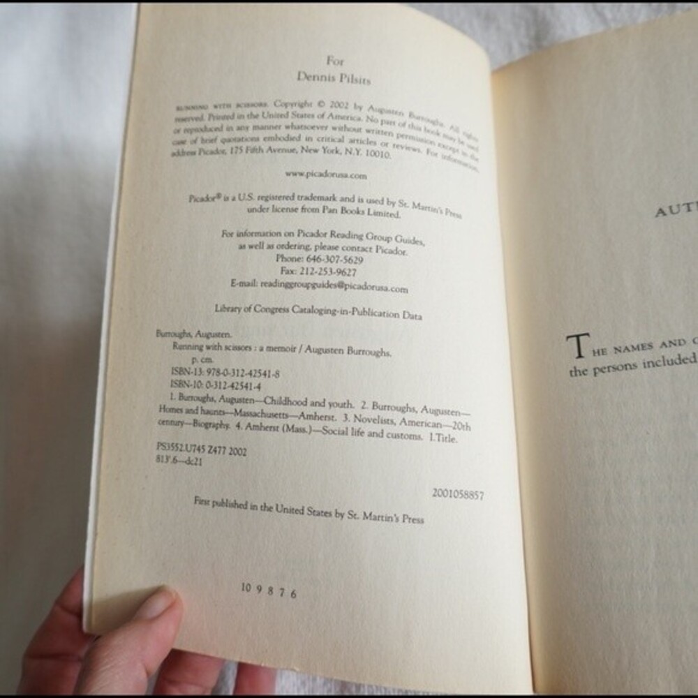 Augusten Burroughs Running with Scissors - Picture 4 of 7